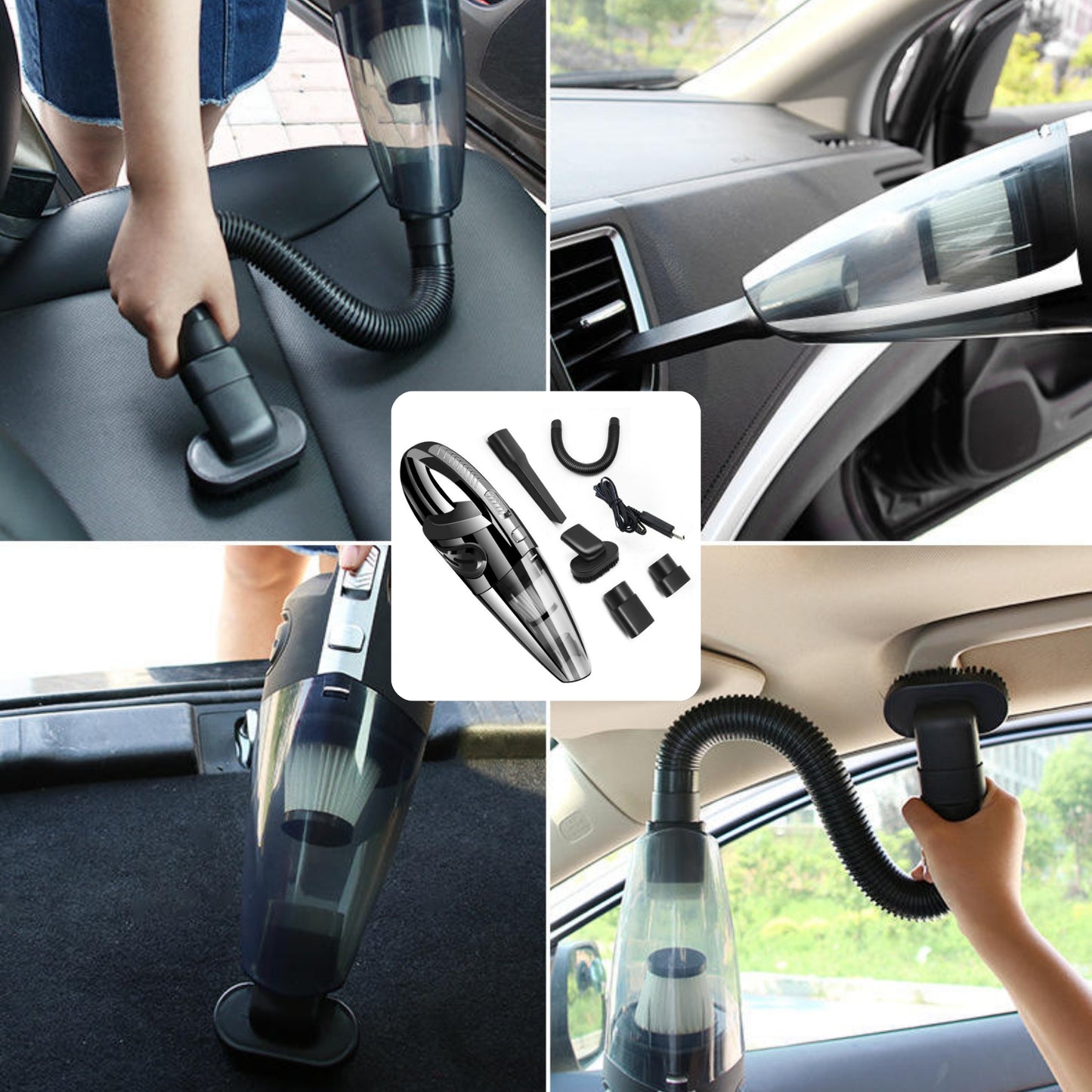 2025 Multi‑Function New Handheld Vacuum Cleaner – Cordless High‑Suction for Home + Car