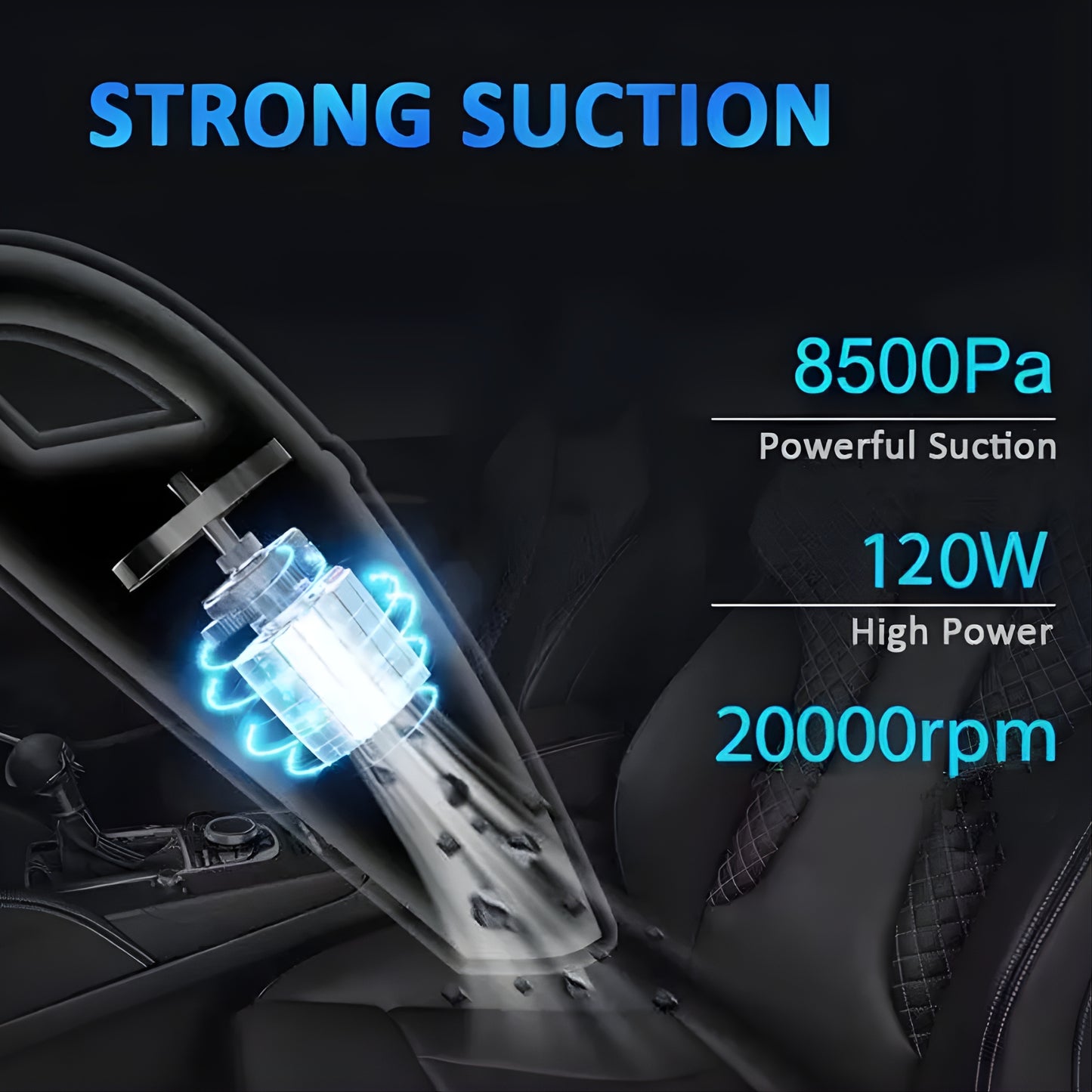 2025 Multi‑Function New Handheld Vacuum Cleaner – Cordless High‑Suction for Home + Car