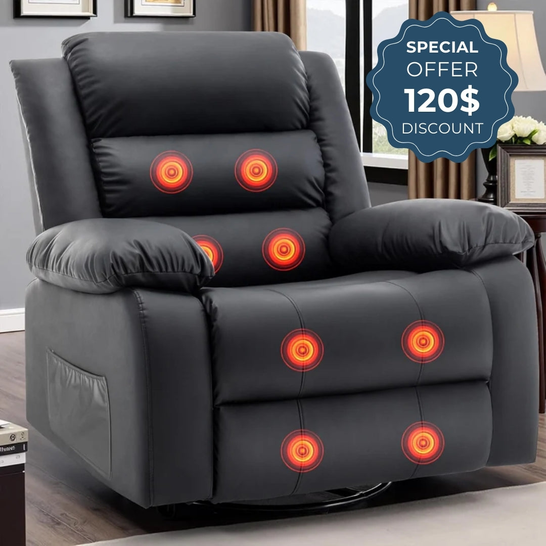 Large Rocker 360° Swivel Oversized Recliner