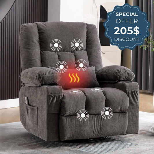 Heavy Duty Vibration Massage Recliner