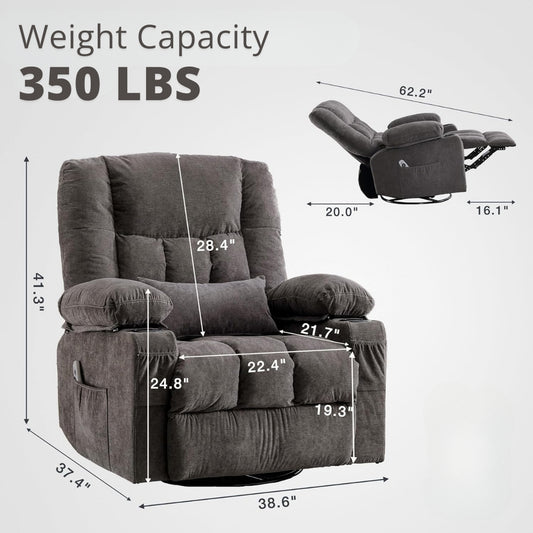 Heavy Duty Vibration Massage Recliner