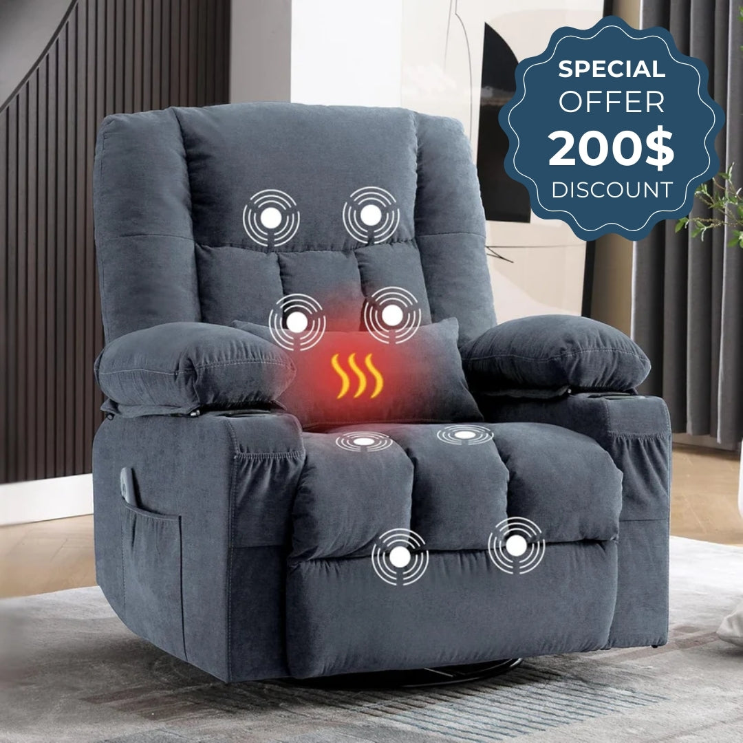 Heavy Duty Vibration Massage Recliner