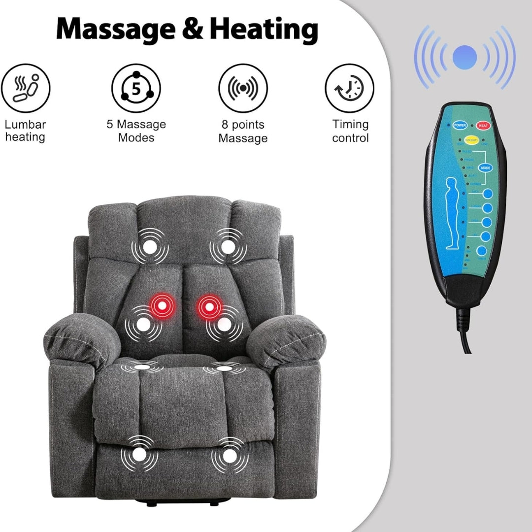 Large Power Lift Recliner for Big and Tall People Recliners
