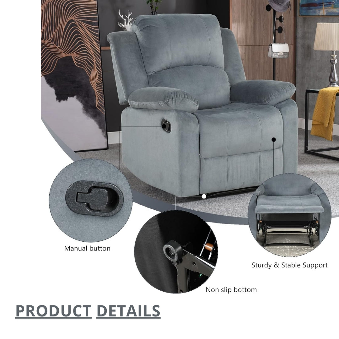 Oversize Manual Heavy Duty Recliner Chair