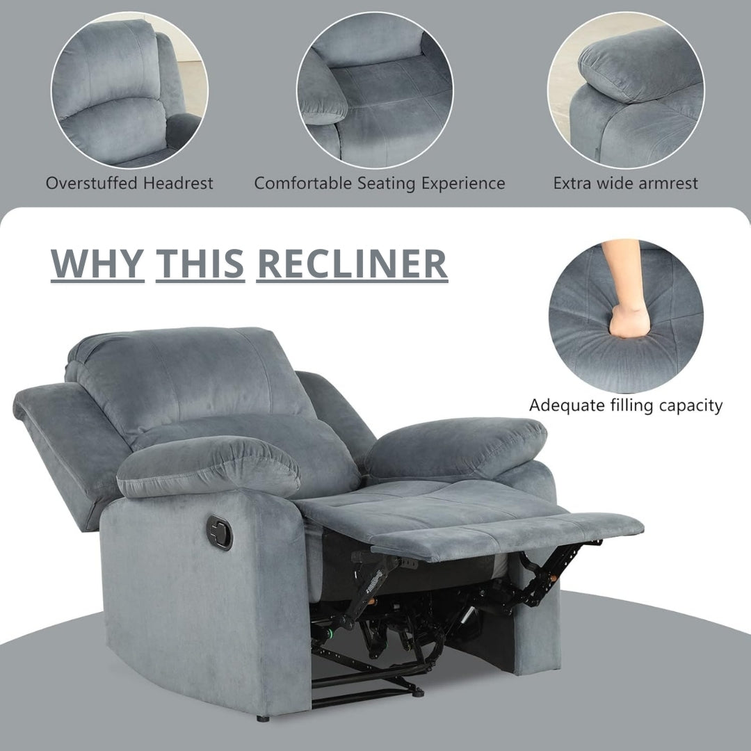 Oversize Manual Heavy Duty Recliner Chair