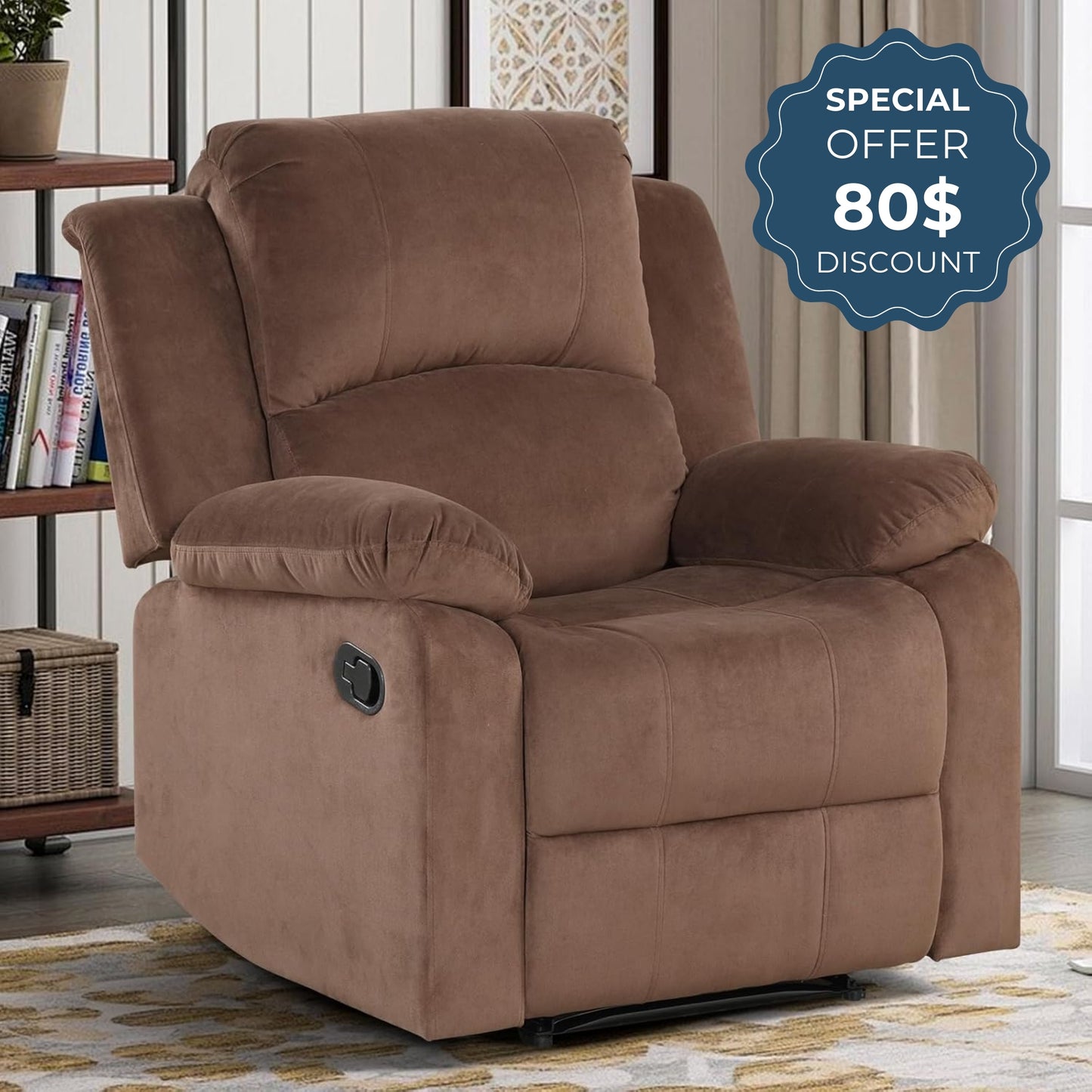 Oversize Manual Heavy Duty Recliner Chair