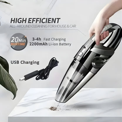 2025 Multi‑Function New Handheld Vacuum Cleaner – Cordless High‑Suction for Home + Car
