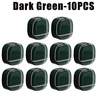 1-10Pcs Soap Wall-Mounted Light Luxury Holder Punch-Free Soap Box Drain Laundry Soap for Easy Cleaning Non-punching