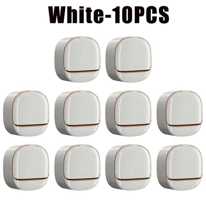 1-10Pcs Soap Wall-Mounted Light Luxury Holder Punch-Free Soap Box Drain Laundry Soap for Easy Cleaning Non-punching